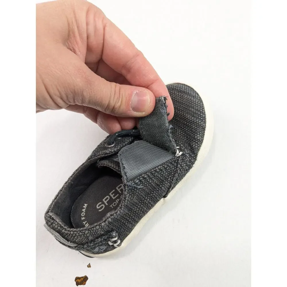 Sperry Topsider Infant Size 5 Gray Shoes